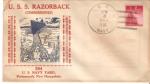 USS Razorback 394 Commission Envelope 1944