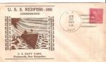 USS Redfish 395 Commission Envelope 1944