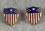 WWII era Adjutant General Insignia Pins Officer