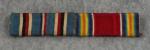 WWII Ribbon Bar 2 Place Navy USMC