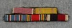 WWII Army Ribbon Bar 5 Place Legion of Merit