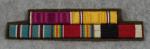 WWII Army Ribbon Bar 5 Place Legion of Merit