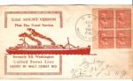 USS Mount Vernon Envelope 1941