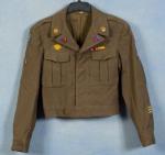 WWII Ike Jacket 161st Field Artillery Regiment