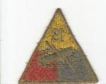 WWII 13th Armored Division Patch Green Back