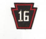 WWII Pennsylvania State Guard 16th Regiment Patch