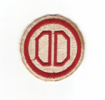 WWII Patch 31st Infantry Division White Edge