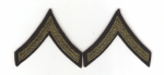 WWII Army Private PFC 1st Class Rank 