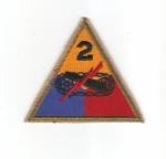 WWII 2nd Armored Division Patch