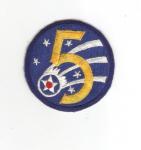 WWII 5th USAAF Air Force Patch Variant