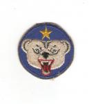 WWII Alaskan Defense Command Patch White Back