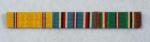 WWII Ribbon Bar 3 Place Navy USMC ETO