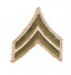 WWII USMC Corporal Rank Patch Marine Single