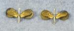 WWII Army Officer AAF Collar Pin Pair