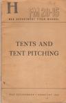 WWII Field Manual Tents & Tent Pitching FM 20-15