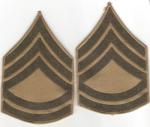 WWII USMC Gunnery Sergeant Rank Patch