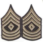WWII 1st Sergeant Rank Patches
