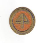 WWII Patch 44th Division Green Back