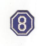WWII 8th Corps Patch Variation