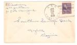USS Yorktown Guantanamo Bay Cuba 1939 Envelope