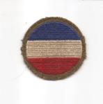 WWII Army Ground Forces Patch Felt Edge