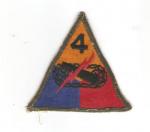 WWII 4th Armored Division Patch