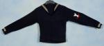 WWII USN Navy Blue Jumper PO3 Electrician