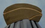 WWII Wool Quartermaster Garrison Cap 7 1/4