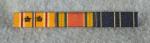 WWII Coast Guard Three Place Ribbon Bar