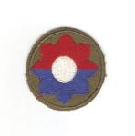 WWII 9th Infantry Division White Back Patch