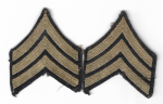 WWII Sergeant Rank Patches