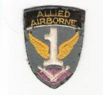 WWII Patch 1st Allied Airborne English Made