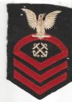 WWII USN Boatswains Mate CPO Rate Patch Anchor