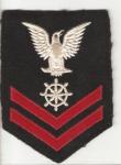 WWII USN Quartermaster CPO2 Rate Patch