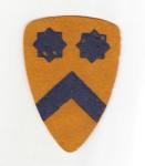 Pre WWII 2nd Cavalry Patch Felt