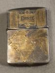 WWII CBI Theater Made Silver Lighter Case