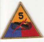 WWII 5th Armored Patch