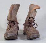 WWII US Army Double Buckle Combat Boots 8C