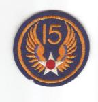 WWII 15th USAAF Patch Felt Variant