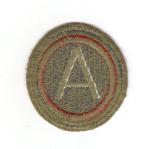 WWII Patch 3rd Army Green Back