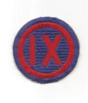 WWII 9th Corps Patch Variant