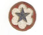 WWII Army Service Forces Patch Green Back