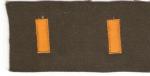 WWII 2nd Lt Lieutenant Embroidered Insignia Pinks
