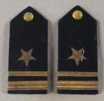 WWII USN Navy Shoulder Boards Lt Junior Grade