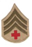 CCC Medical Sergeant Rank Chevron Medic