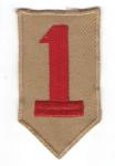 Pre WWII 1st Infantry Division Twill Patch