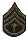 WWII Medical Hospital Corps Staff Sergeant Patch