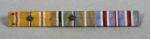 WWII Ribbon Bar 3 Place Navy USMC ETO Pacific