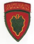 WWII Hawaiian Division Patch