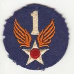 WWII 1st Army Air Force AAF Patch